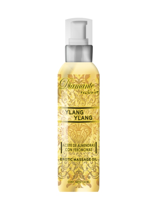 Aceite de Almendras con Feromonas Aroma Ylang Ylang 130ml Diamante
