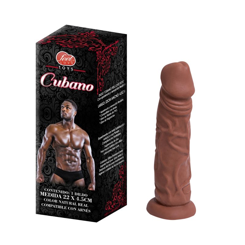 Dildo Modelo Cubano 22 x 4.5 cm Feel Love