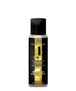 4 en 1 Lubricante y Aceite para Masaje Efecto Térmico Caliente Comestible Sabor Plátano 30ml Feel Love
