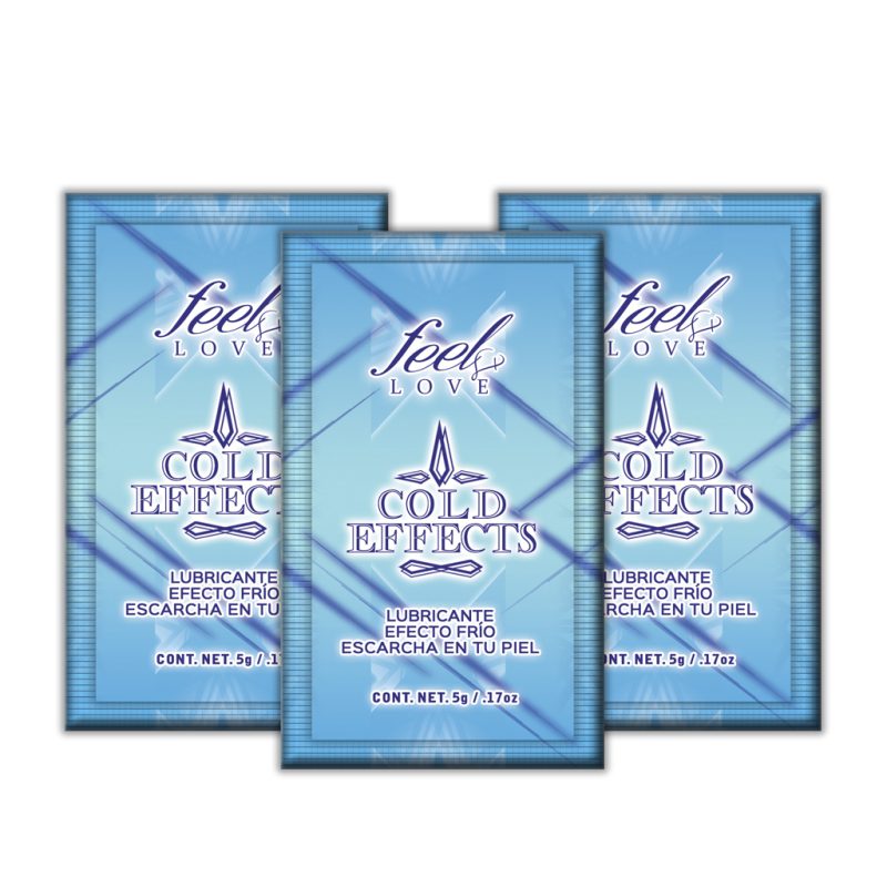 Lubricante Efecto Térmico Frío Cold Effects Sobre 5ml Feel Love