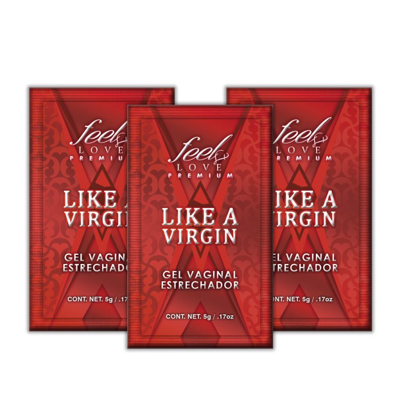 Gel Efecto Estrechador Vaginal Like a Virgin Sobre 5ml Feel Love