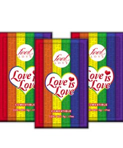 Lubricante Comestible Love Is Love Sabor Algodón de Azucar Sobre 5ml Feel Love