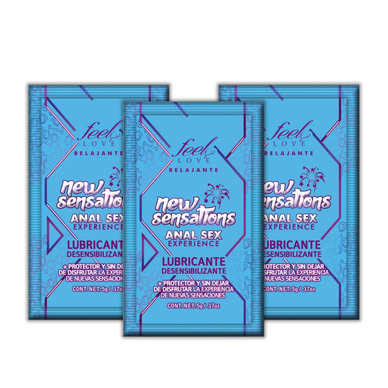 Lubricante Efecto Desensibilizante Anal New Sensations Lubricante Sobre 5ml Feel Love