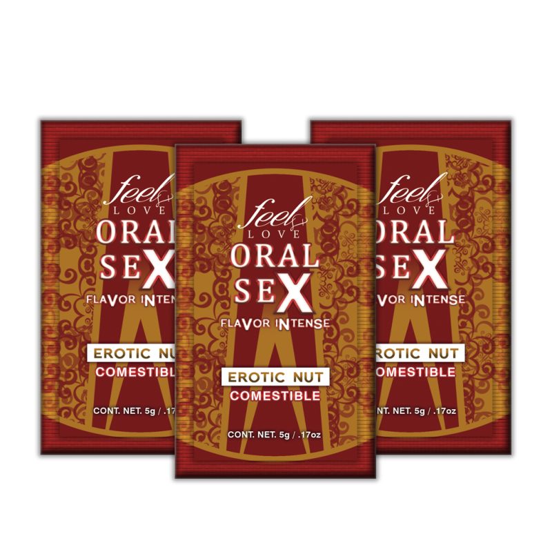 Saborizante para Sexo Oral Sabor Nuez Erótica Sobre 5ml Feel Love