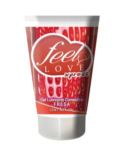 Lubricante Comestible Sabor Fresa 20ml Feel Love
