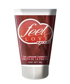 Lubricante Comestible Sabor Frutas de la Pasión 20ml Feel Love