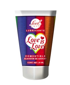 Lubricante Comestible Love Is Love Sabor Algodón de Azucar 20ml Feel Love