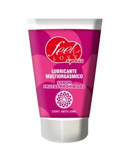 Lubricante Efecto Multi-Orgasmos Comestible Sabor Frutas Prohibidas 20ml Feel Love