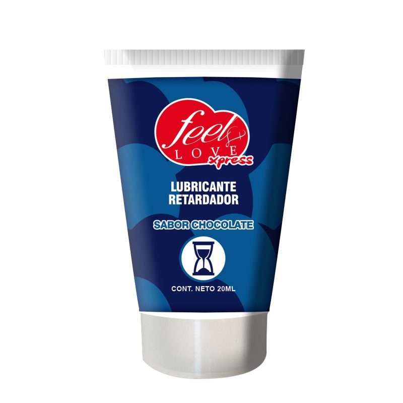 Lubricante Retardador para Hombre Comestible Sabor Chocolate 20ml Feel Love