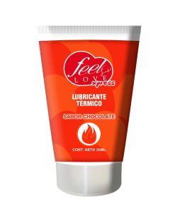 Lubricante Efecto Térmico Caliente Comestible Sabor Chocolate 20ml Feel Love