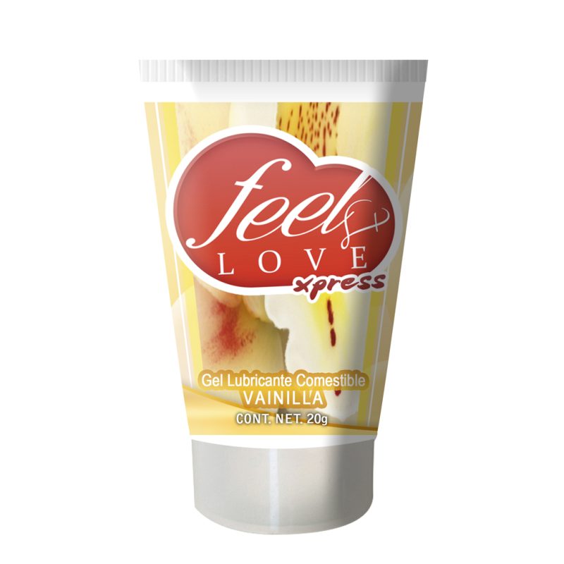 Lubricante Comestible Sabor Vainilla 20ml Feel Love