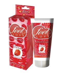 Lubricante Comestible Sabor Fresa 60ml Feel Love