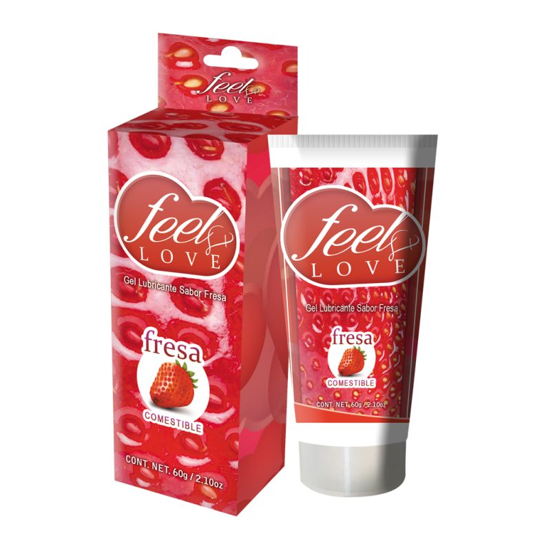 Lubricante Comestible Sabor Fresa 60ml Feel Love