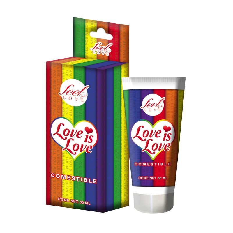 Lubricante Comestible Love Is Love Sabor Algodón de Azucar 60ml Feel Love