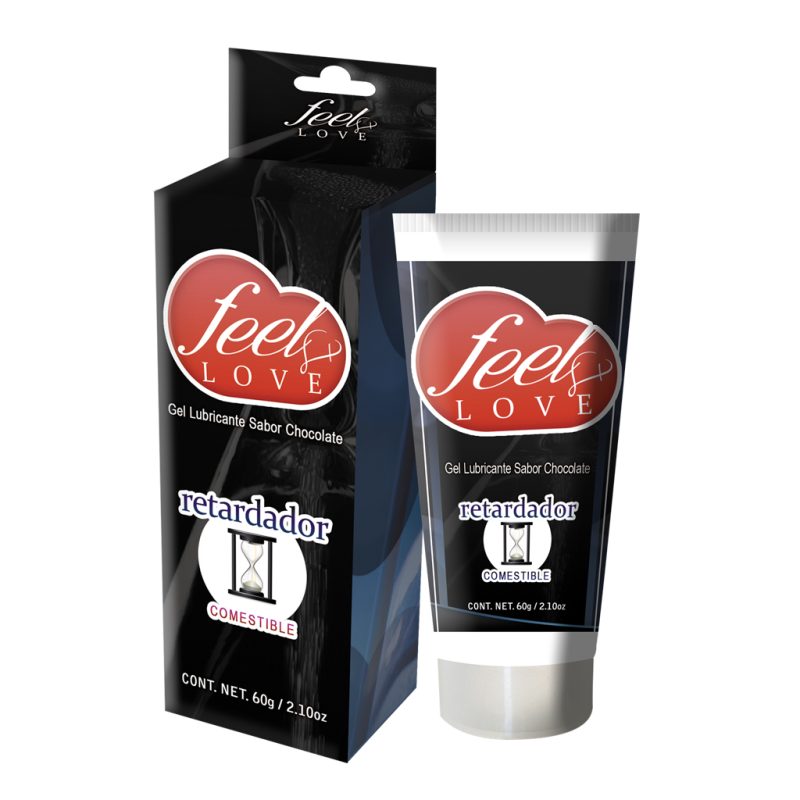 Lubricante Retardador para Hombre Comestible Sabor Chocolate 60ml Feel Love