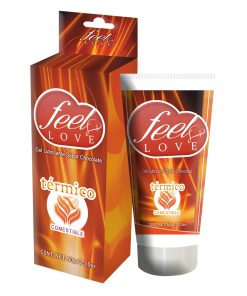 Lubricante Efecto Térmico Caliente Comestible Sabor Chocolate 60ml Feel Love