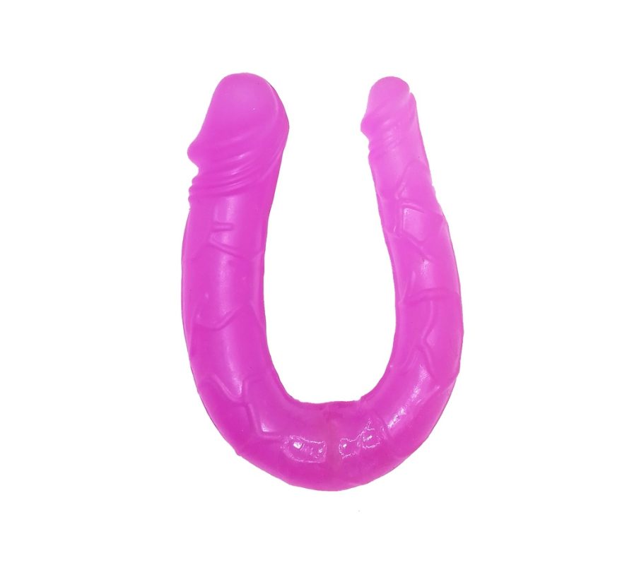Dildo Doble Rosa Neón Feel Love