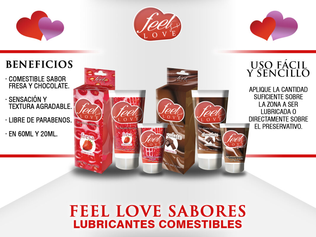 Lubricante Comestible Sabor Fresa 60ml Feel Love · fotografía 2