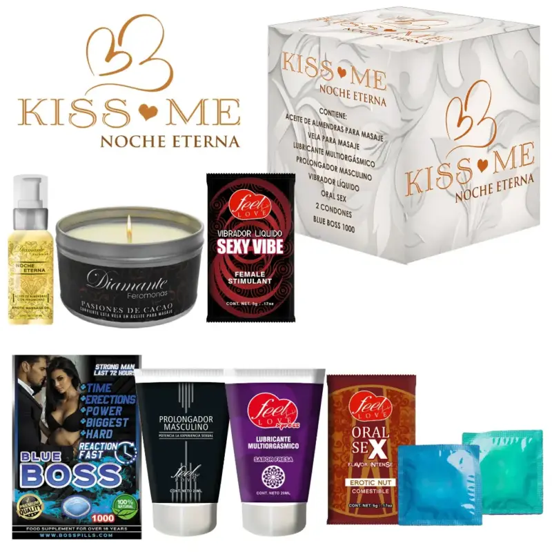 Kit Sensual Pareja "Noche Eterna" Alto Rendimiento Feel Love