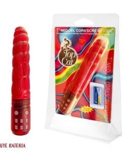 7'' Corkscrew Neo Jel Vibe Red