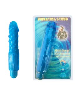 710-B/WTRPRF VIBRATING STUDD-BLUE