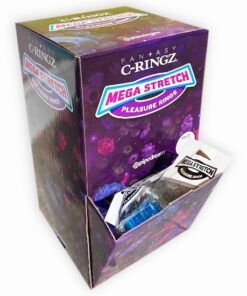 Pipedream Mega Stretch Silicone Pleasure Rings Assorted Bowl- Assorted colors 72pc