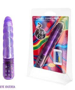 7" Corkscrew Neon Jel Vibe Purple