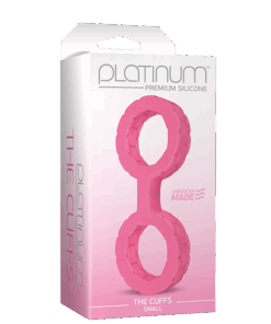 The Cuffs Small Pink - Platinum Premium Silicone