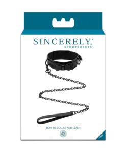 Sinc Bow Tie Collar & Leash