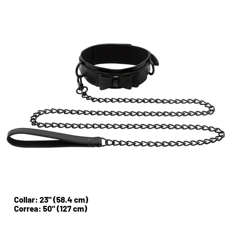 Sinc Bow Tie Collar & Leash · fotografía 2