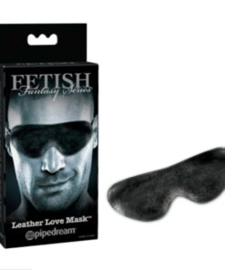 Fetish Fantasy Series Limited Edition Leather Love Mask-Black