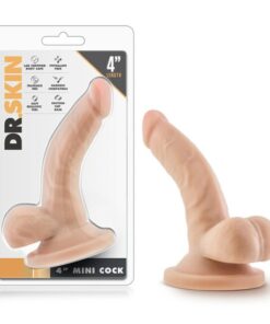 Dr. Skin - 4 Inch Mini Cock - Beige