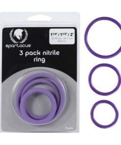 3 Pack Rubber Ring Spartacus - PURPLE