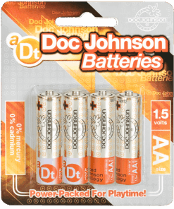 Doc Johnson Batteries - 4 Aa