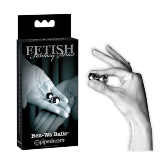 Ben-Wa Balls Plateadas Metálicas Fetish Fantasy Series Pipedream