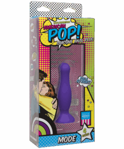 American Pop! Mode 4" Anal Plug Purple