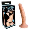 SKINSATIONS - PLAYFUL PARTNER - STRAP ON DILDO WITH HARNESS - 8"