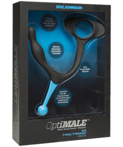 Optimale-Duo-C-Ring/P-Massager-Silicone-Black