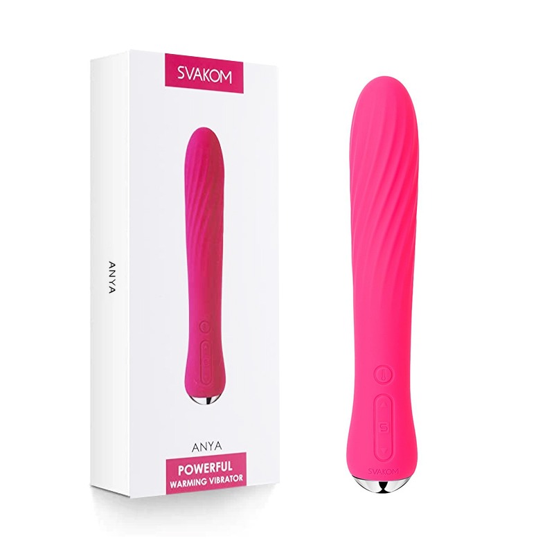 Vibrador con Función de Calor Anya Plum Red Svakom