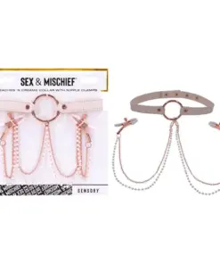 Peaches ‘n CreaMe Collar with Nipple Clamps