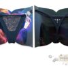 TANGA LYCRA CRISTAL BOCHE NEGRO
