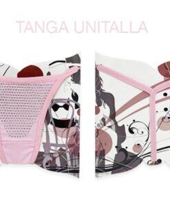 TANGA ALGODON METAL ROSA
