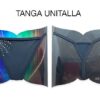 TANGA LYCRA METAL LLUVIA NEGRO