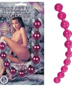 Thai Jelly Anal Beads Pink