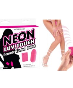 Neon Luv Touch Remote Control Bullet - Pink