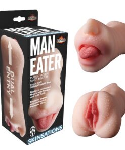 SKINSATIONS - MAN EATER PUSSY/ MOUTH MASTURBATOR