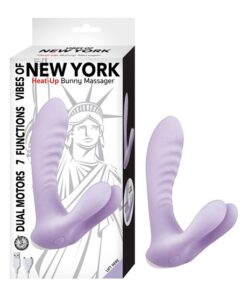 VIBES OF NEW YORK HEAT-UP BUNNY MASSAGER-LAVENDER