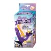 DOUBLE PENETRATOR STRAP-ON  COCKRING – PURPLE