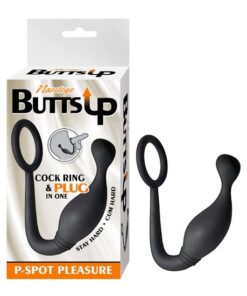 3114/BUTTS UP P-SPOT PLEASURE-BLACK