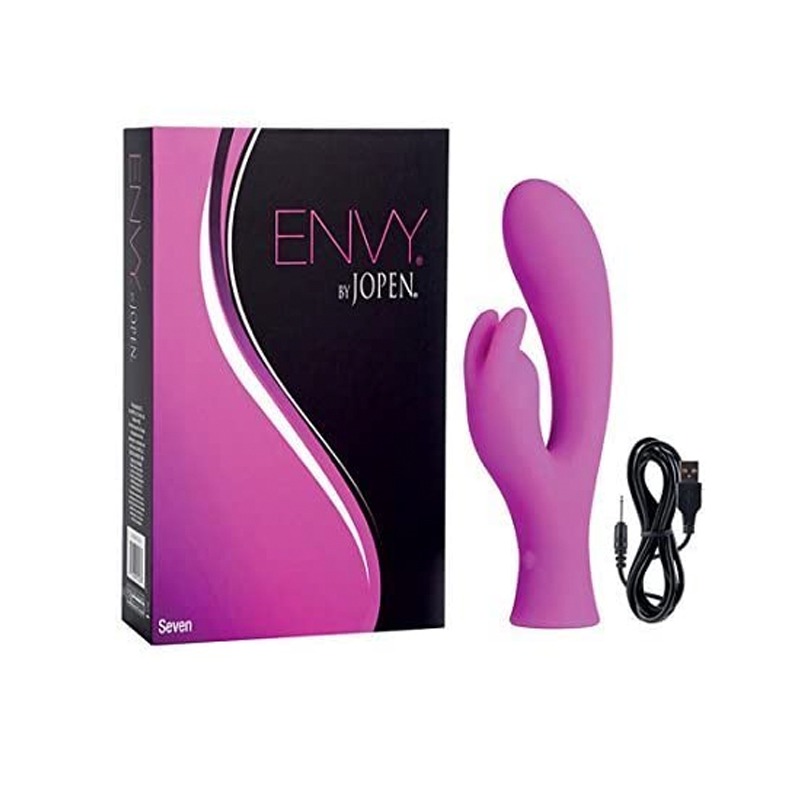 Vibrador Rabbit Recargable Envy Seven Morado Jopen